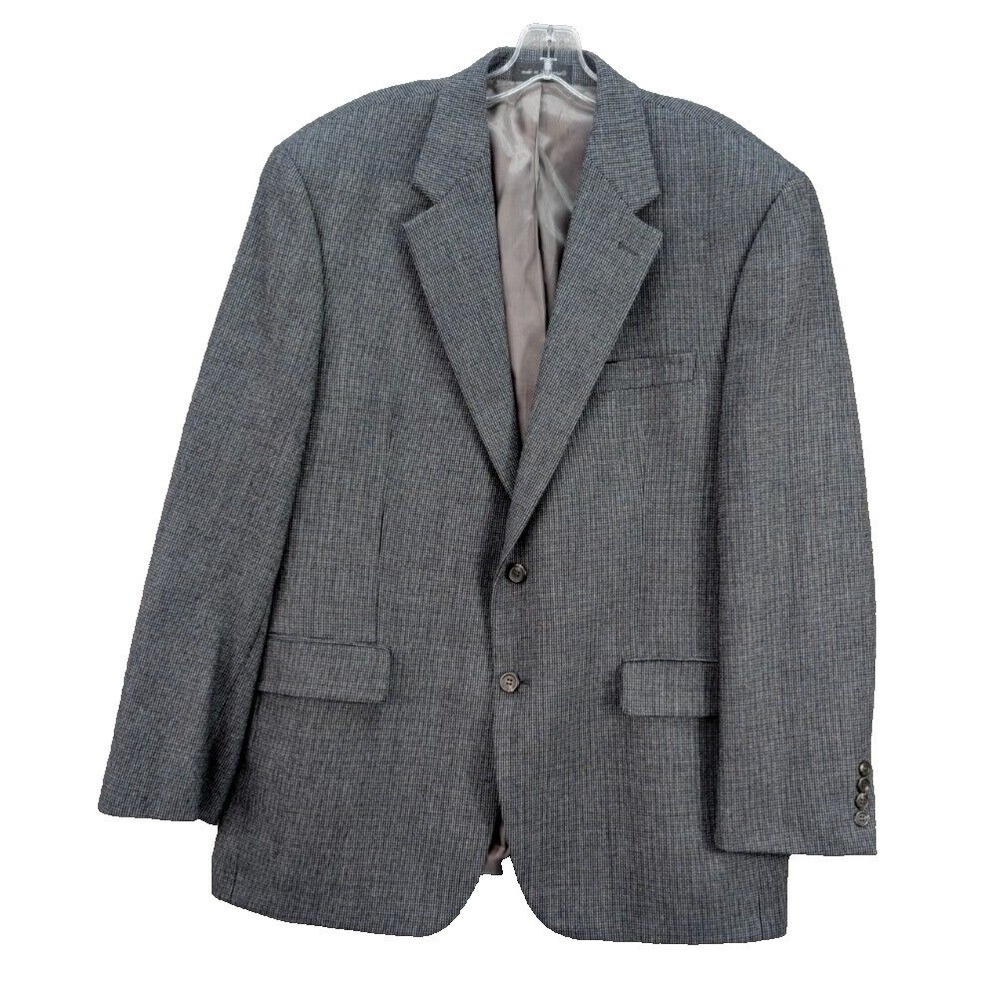 Lauren Ralph Lauren Blazer Jacket Men's 44R? Wool Houndstooth Old Money Formal